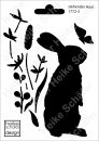 Schablone-Stencil A6 247-1772-3 - Stehender Hase